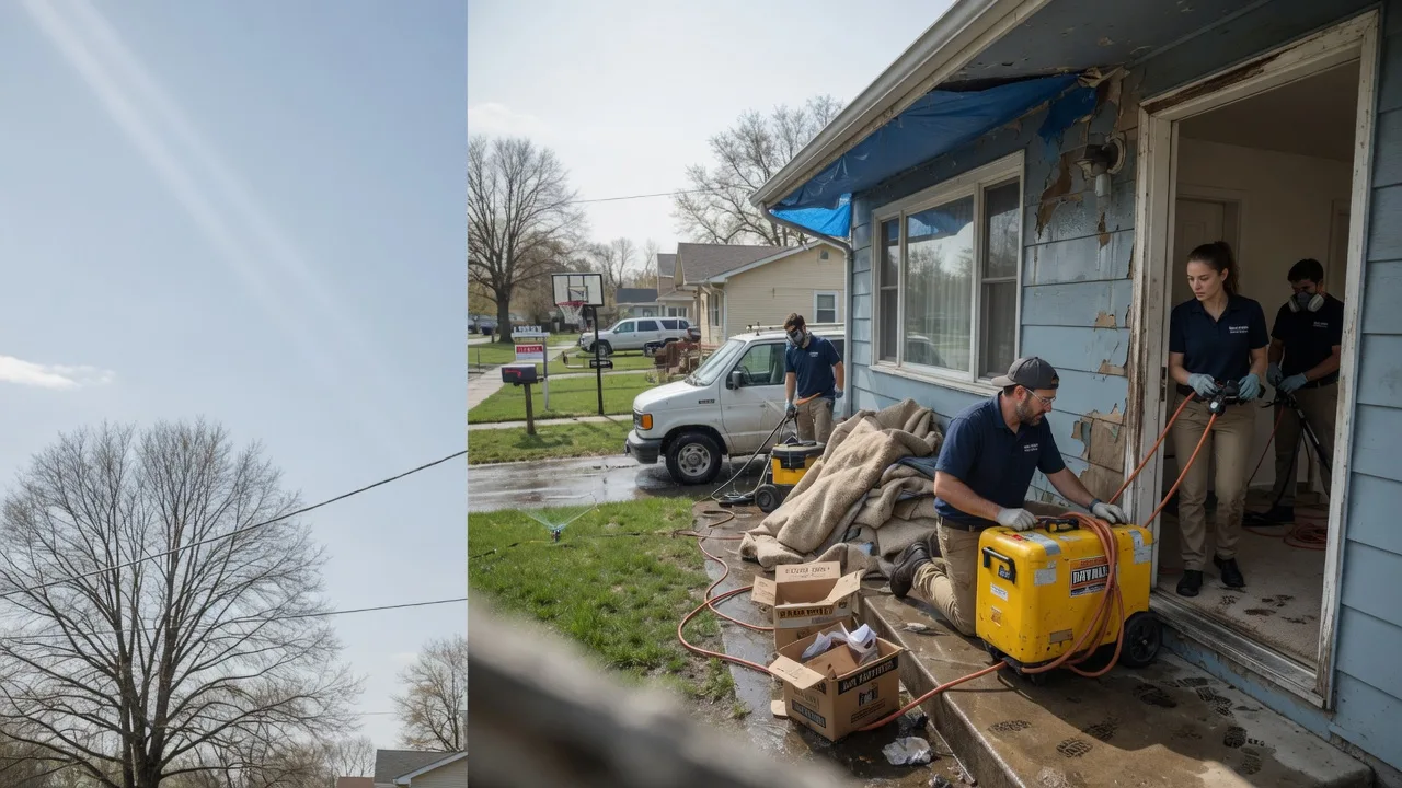 Basement Flood Cleanup in Rozel, KS near me
